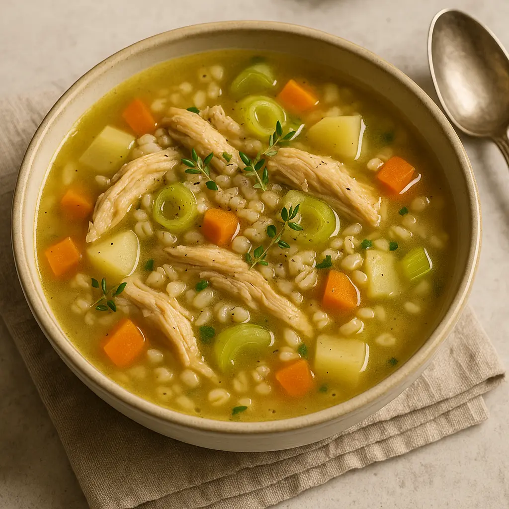 Chicken & Pearl Barley Broth